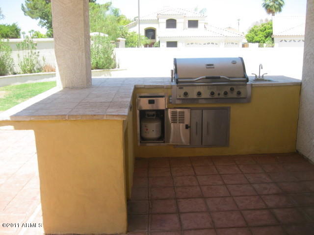 Built in BBQ