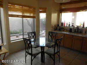Bay Window Eat in Kitchen Area
