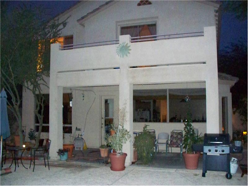Covered Patio and Balcony