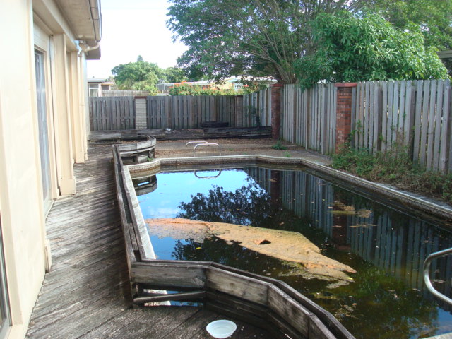 POOL AREA NEED REPAIR & RESURFACING