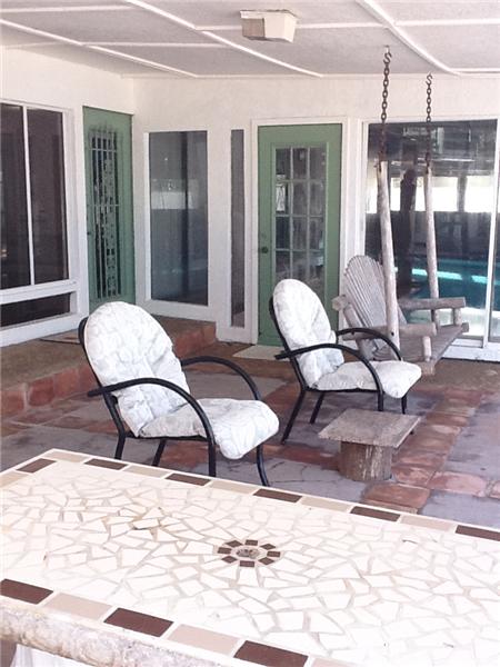 Covered Gulf Front Patio