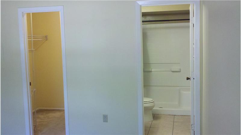 Entry: Master Bath (R)- Walk-in Closet (L)