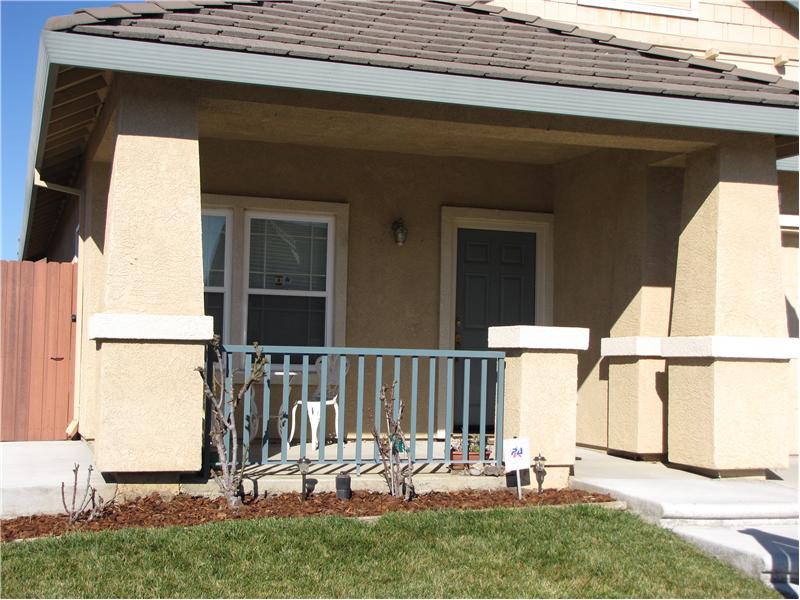 Traditional front porch