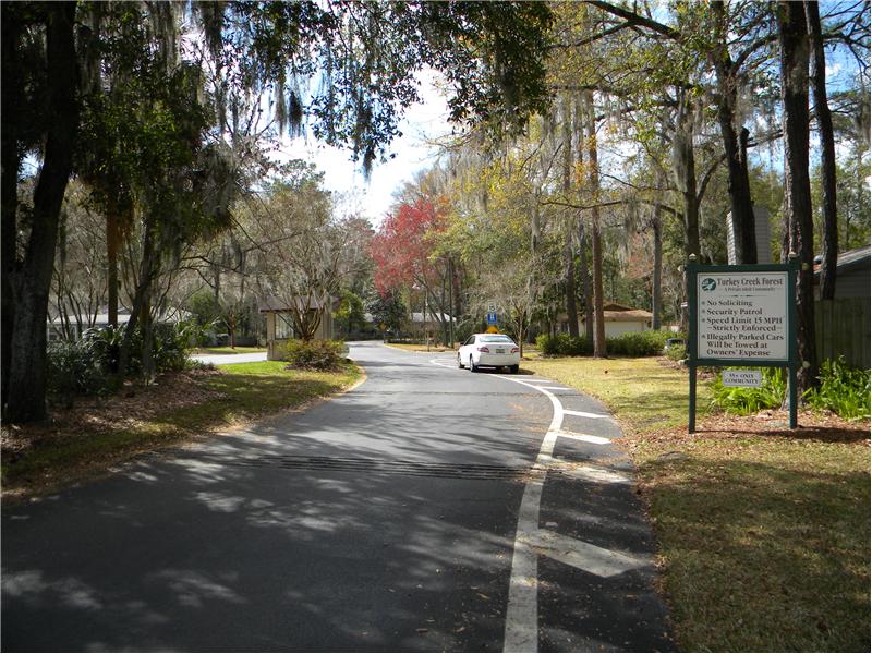 Entrance Drive to Turkey Creek Forest
