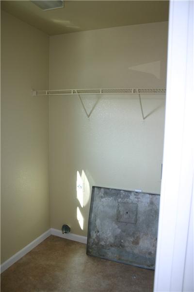 Upstairs laundry room