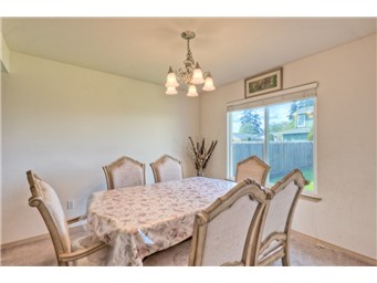spacious formal dining room