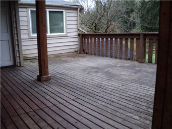large deck to survey your 2 acreas