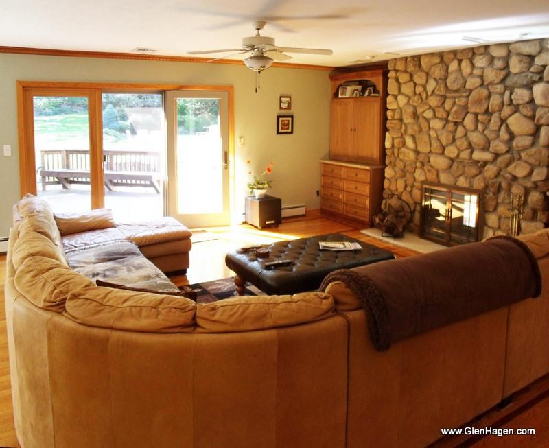 Dual Sided Fireplace