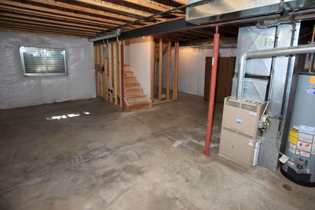 Unfinished basement
