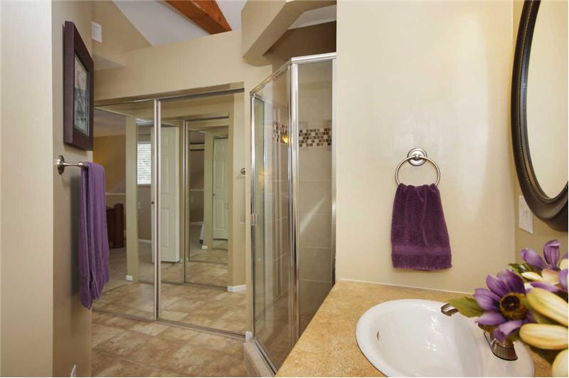 Second view of master bathroom