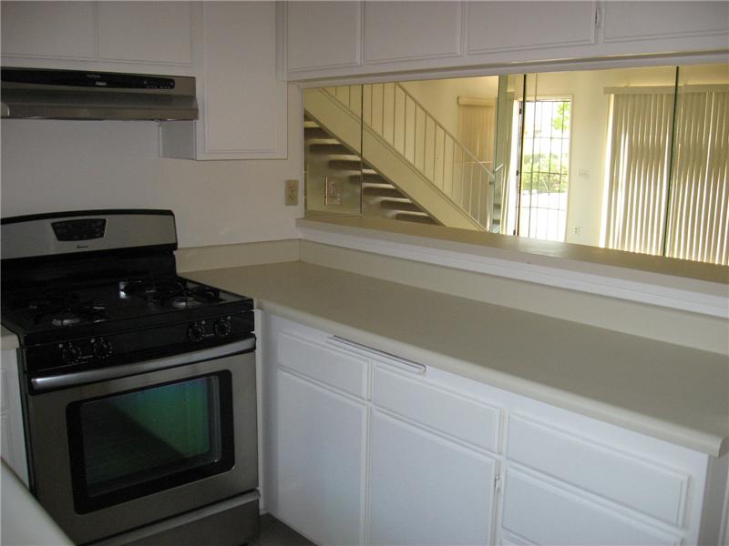 Kitchen open to living