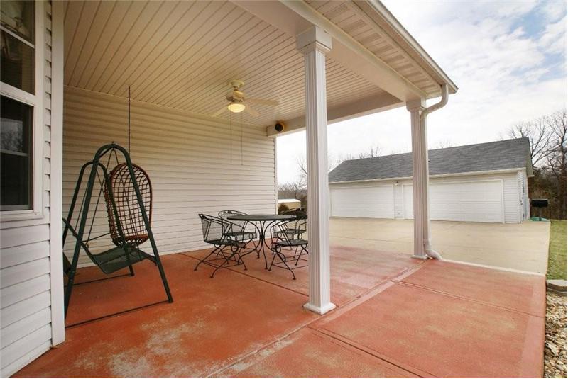 Covered patio
