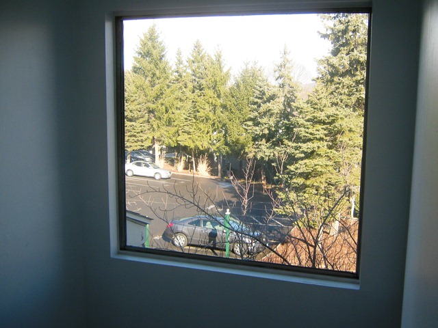 Large windows allow lots of sunlight in