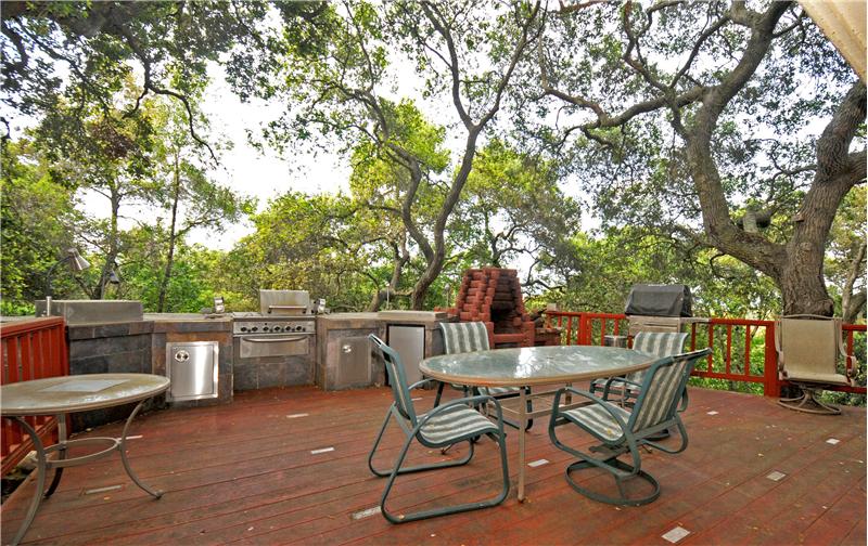 Dual BBQ Deck with Outdoor Kitchen