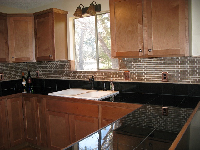 Kitchen with Tile Backsplash