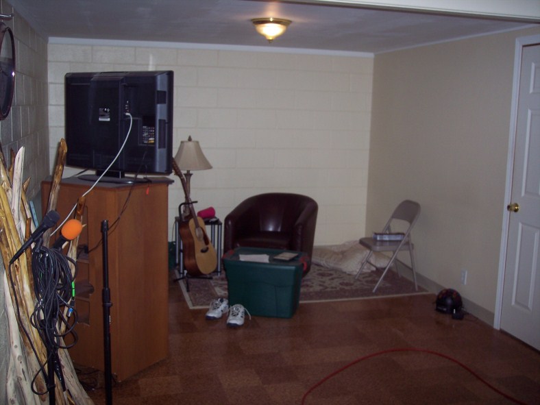 Plenty of room in the basement.