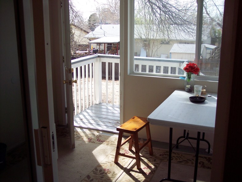 Walk-out sunroom.