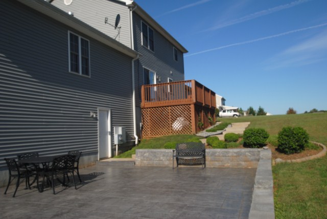 Terrace and back deck