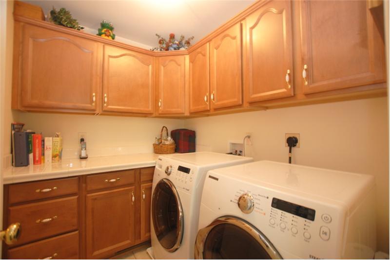 Laundry room off the kitchen