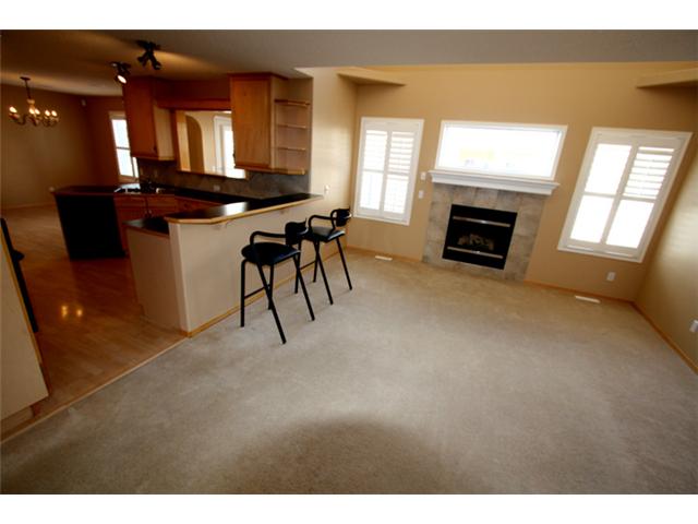 Spacious Family room right off the kitchen