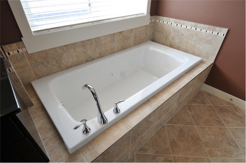 Tub in master ensuite.
