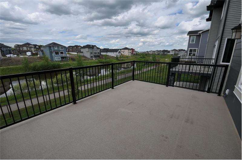 Deck off of main floor.
