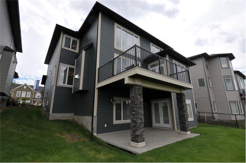 Rear exterior of home.