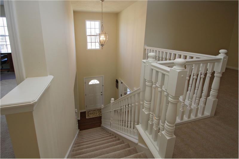 2 story entrance.