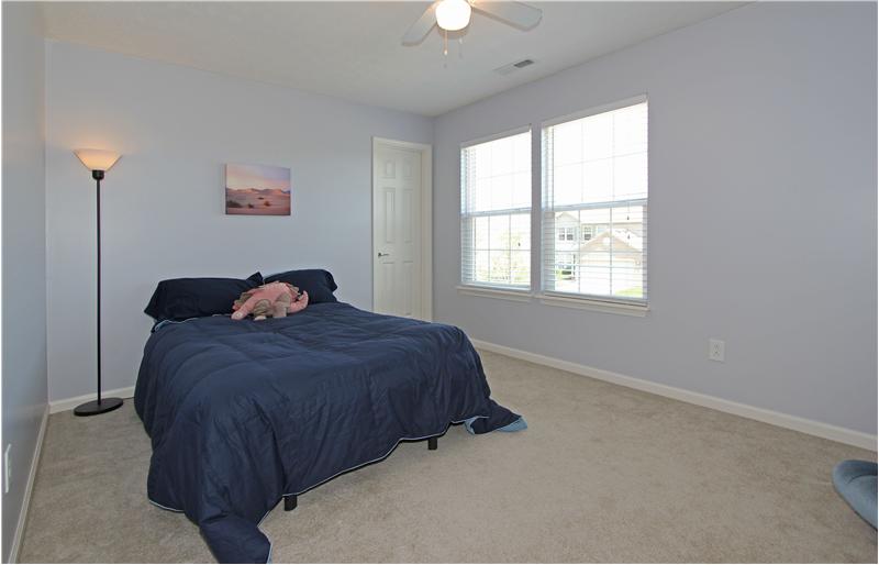Bedroom 3, over head light/fan and walk in closet.