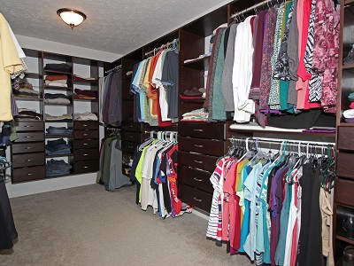 Custom CA style closet.