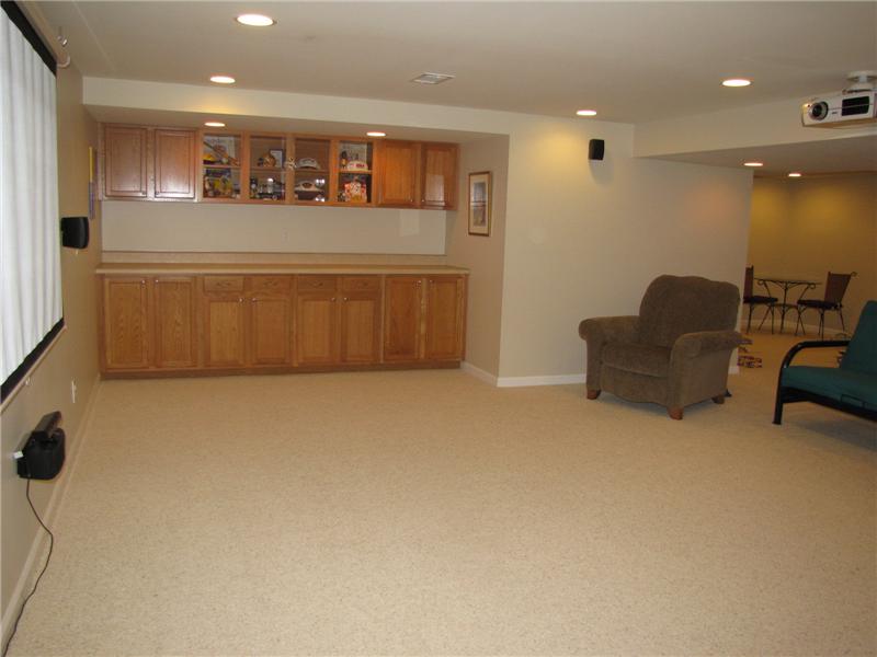 Lower Service counter and cabinets