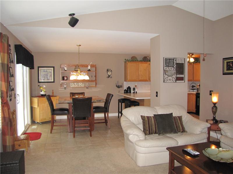 Looking at the Dining Room/Kitchen