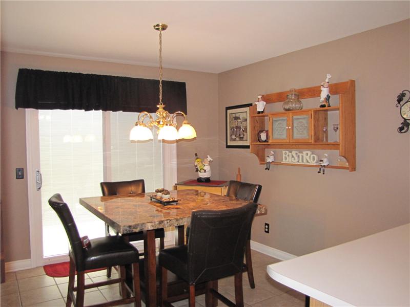 Dining Room  Walks out to the Deck