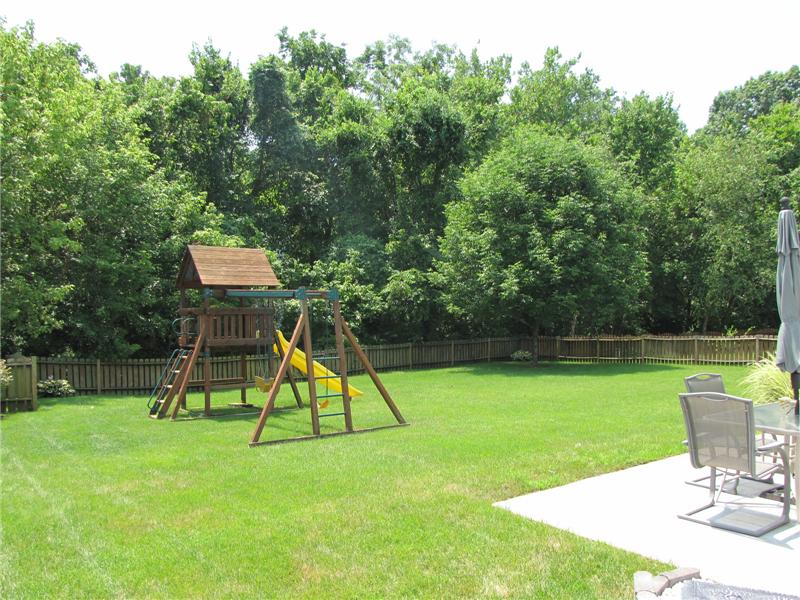 Look at that BACK YARD-Swing Set Included!