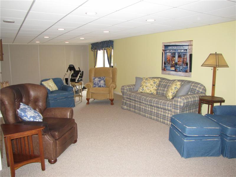 Family room looking toward the Walk-Out