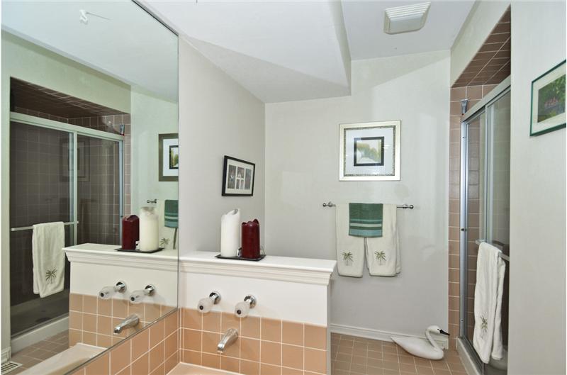 Master Bath has separate Shower and Soaking Tub