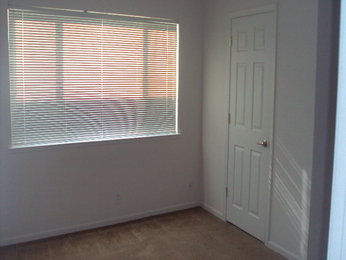 One of three bedrooms