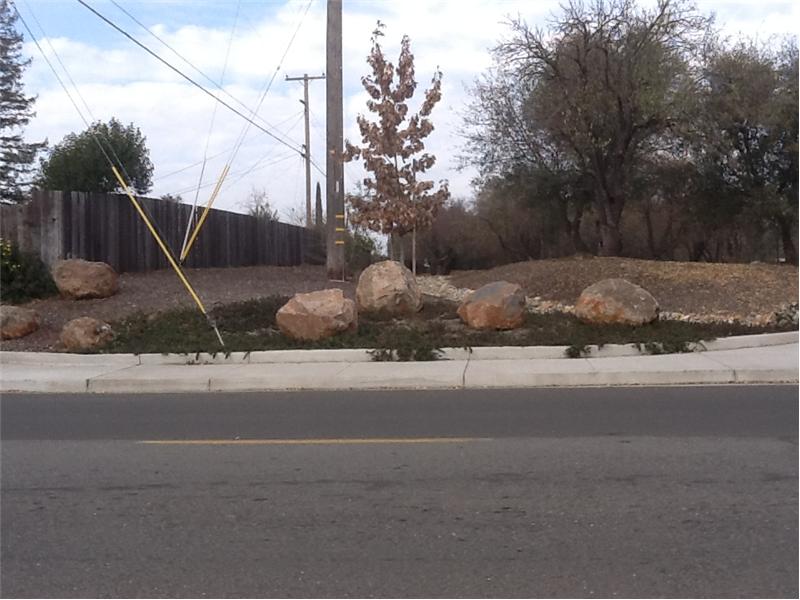 property backs up to Patriot Park