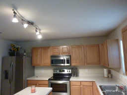 Decorative designer lighting creates sophisticated atmosphere