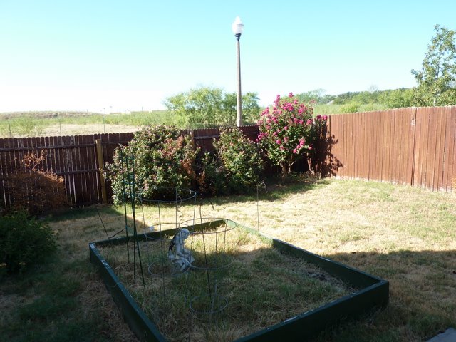 See views of land behind the home