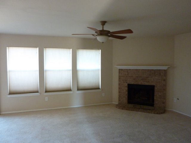 The family room is spacious and open - a great open floor plan!