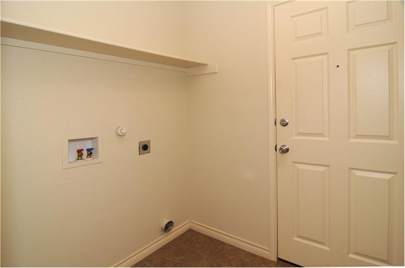 The laundry room is the perfect size!