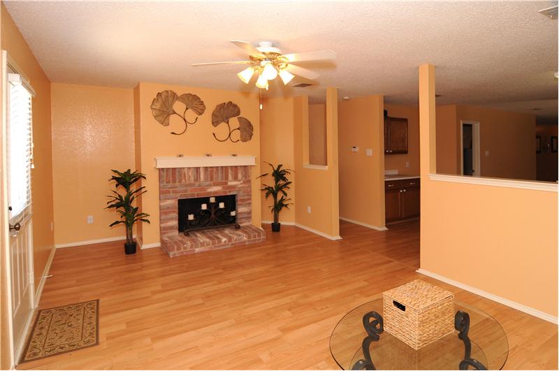 Living space is very roomy.