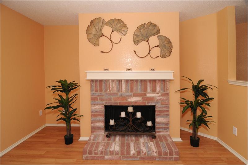 Enjoy the romantic wood burning fireplace this winter!