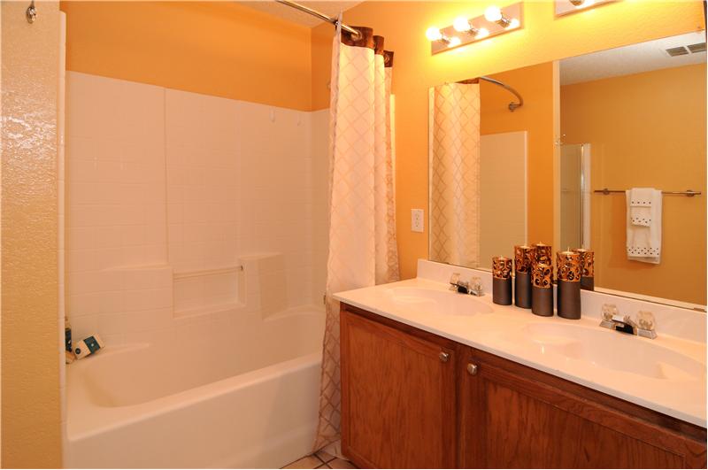 Retreat to the master bath after a long day!