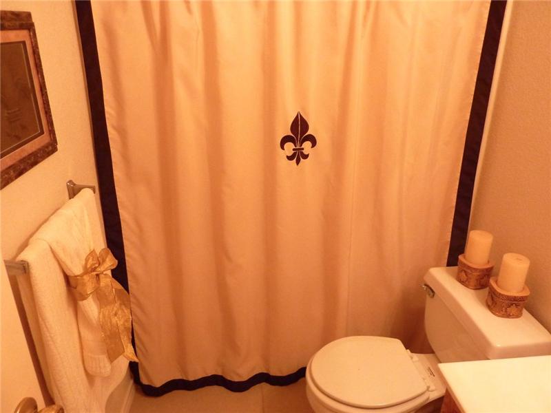 Two full bathrooms are featured in the home.