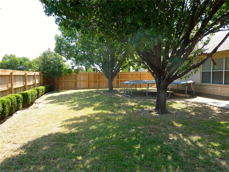 Relax and enjoy the summer evenings on the back patio.