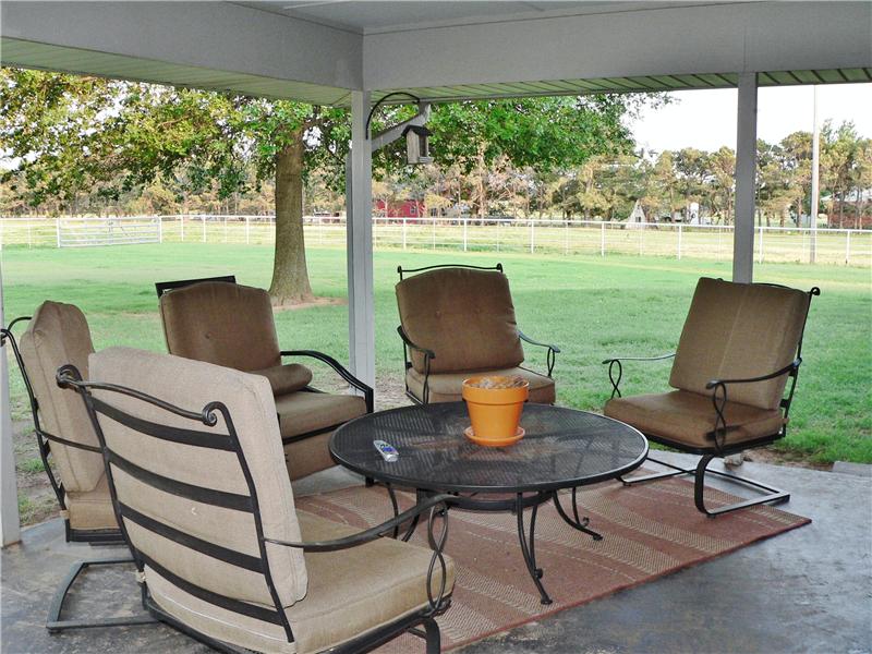 Covered patio
