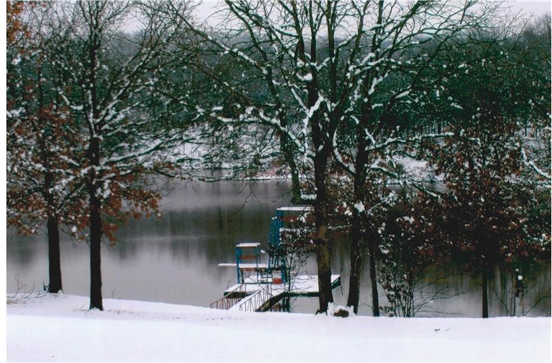 Winter on lake