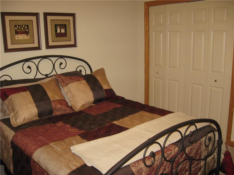 Bedroom with large closet.